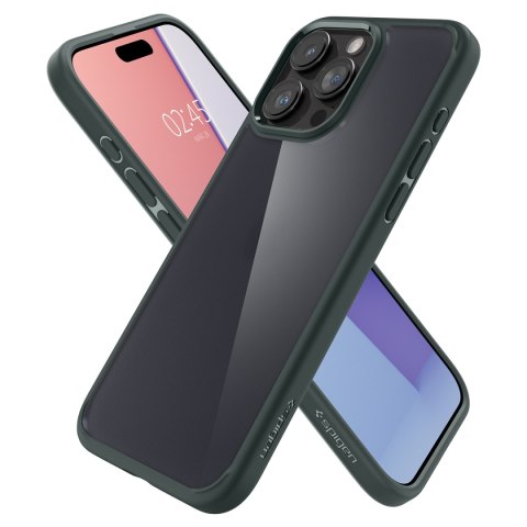 Etui Ultra Hybrid na iPhone 15 Pro Max ciemnozielone Etui Ultra Hybrid na iPhone 15 Pro Max ciemnozielone