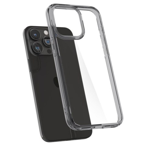 Etui Ultra Hybrid na iPhone 15 Pro Max przezroczysto-szare Etui Ultra Hybrid na iPhone 15 Pro Max przezroczysto-szare