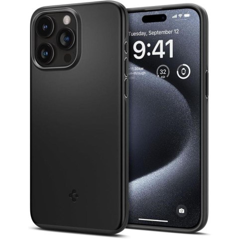 Etui ochronne do iPhone 15 Pro Thin Fit czarne Etui ochronne do iPhone 15 Pro Thin Fit czarne