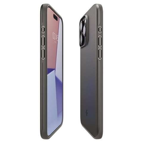 Etui ochronne do iPhone 15 Pro Thin Fit szare Etui ochronne do iPhone 15 Pro Thin Fit szare