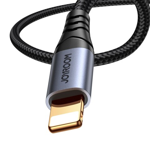 Kabel audio stereo do iPhone iPad AUX 3.5 mm mini jack - Lightning 1.2m czarny Kabel audio stereo do iPhone iPad AUX 3.5 mm mini jack - Lightning 1.2m czarny