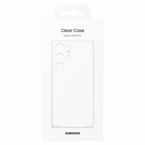 Etui do Galaxy S23 Ultra żelowy pokrowiec Clear Cover przezroczyste Etui do Galaxy S23 Ultra żelowy pokrowiec Clear Cover przezroczyste
