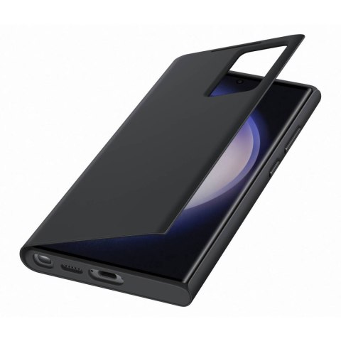 Etui Galaxy S23 Ultra pokrowiec z klapką i okienkiem Smart View Wallet Case czarne Etui Galaxy S23 Ultra pokrowiec z klapką i okienkiem Smart View Wallet Case czarne