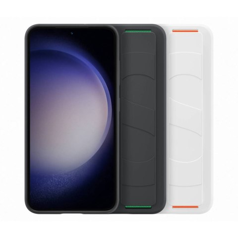 Etui silikonowy pokrowiec z paskiem na rękę Samsung Galaxy S23 Silicone Grip Cover białe Etui silikonowy pokrowiec z paskiem na rękę Samsung Galaxy S23 Silicone Grip Cover białe