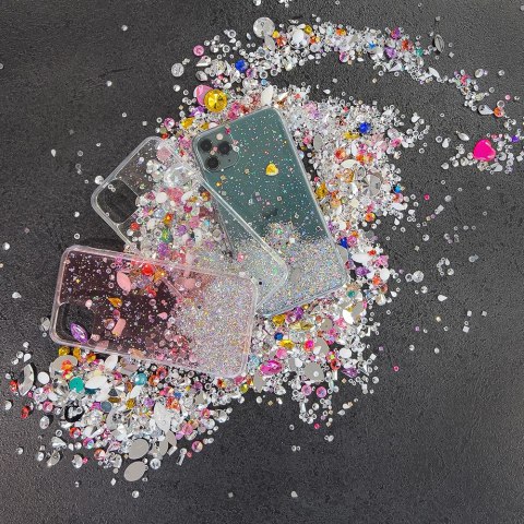 Błyszczące etui pokrowiec z brokatem Xiaomi Mi 10T Lite Star Glitter zielony Błyszczące etui pokrowiec z brokatem Xiaomi Mi 10T Lite Star Glitter zielony