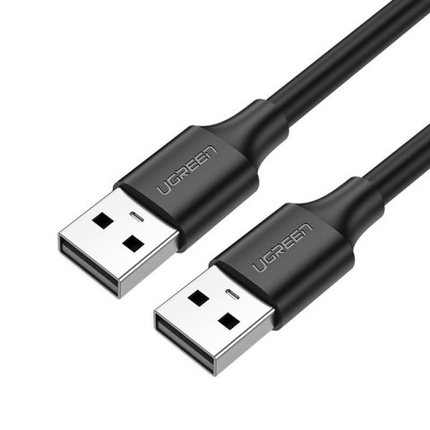 Kabel przewód USB - USB 2.0 1m czarny Kabel przewód USB - USB 2.0 1m czarny