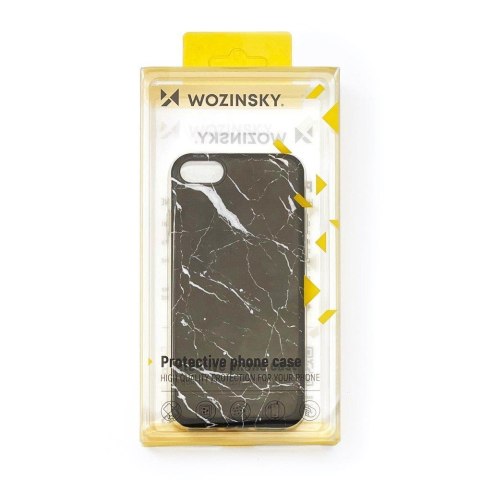 Marble żelowe etui pokrowiec marmur iPhone 13 Pro Max czarny Marble żelowe etui pokrowiec marmur iPhone 13 Pro Max czarny