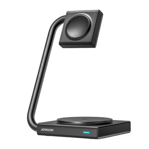 2w1 Ładowarka indukcyjna do zegarka i smarfona 15W MagSafe Qi składana czarna 2w1 Ładowarka indukcyjna do zegarka i smarfona 15W MagSafe Qi składana czarna