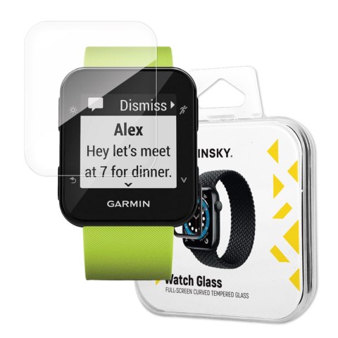 Szkło hartowane 9H z ramką na cały ekran Garmin Forerunner 35 Szkło hartowane 9H z ramką na cały ekran Garmin Forerunner 35