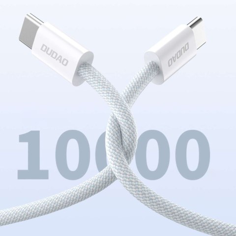 Wytrzymały przewód kabel UCB-C PD 60W w oplocie z włókna węglowego 1m jasno niebieski Wytrzymały przewód kabel UCB-C PD 60W w oplocie z włókna węglowego 1m jasno niebieski