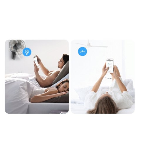 Inteligentny 4-kanałowy przekaźnik przełącznik prądu WiFi biały 4CHR3 Inteligentny 4-kanałowy przekaźnik przełącznik prądu WiFi biały 4CHR3