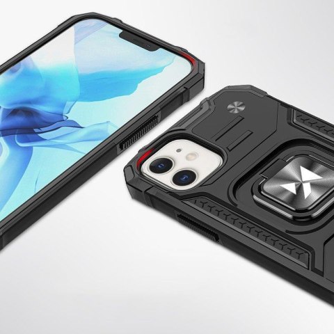 Etui pancerny pokrowiec do iPhone 14 Plus uchwyt magnetyczny Ring Armor czarny Etui pancerny pokrowiec do iPhone 14 Plus uchwyt magnetyczny Ring Armor czarny