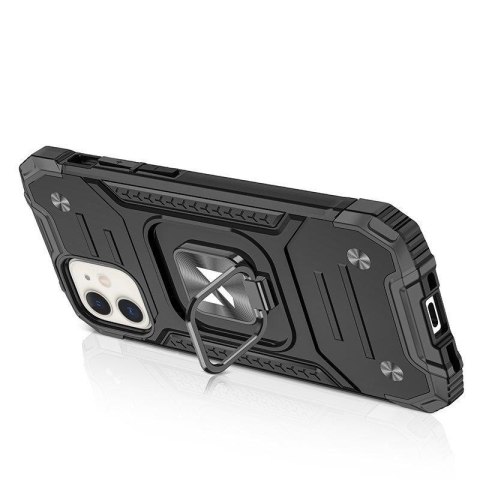 Etui pancerny pokrowiec do iPhone 14 Plus uchwyt magnetyczny Ring Armor czarny Etui pancerny pokrowiec do iPhone 14 Plus uchwyt magnetyczny Ring Armor czarny