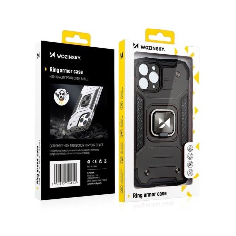 Etui pancerny pokrowiec do iPhone 14 Plus uchwyt magnetyczny Ring Armor czarny Etui pancerny pokrowiec do iPhone 14 Plus uchwyt magnetyczny Ring Armor czarny