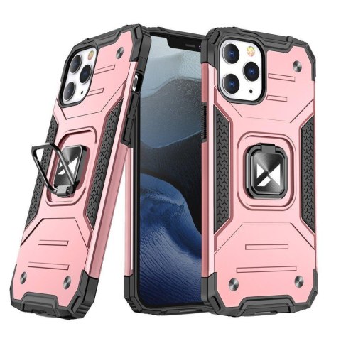Etui pancerny pokrowiec do iPhone 14 Pro uchwyt magnetyczny Ring Armor złoty Etui pancerny pokrowiec do iPhone 14 Pro uchwyt magnetyczny Ring Armor złoty