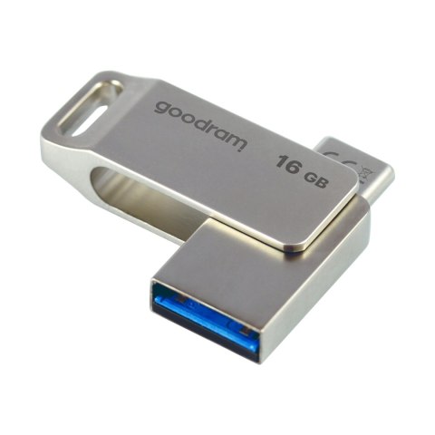 Pendrive pamięć Goodram 16GB USB 3.2 Gen 1 USB / USB-C OTG ODA3 srebrny Pendrive pamięć Goodram 16GB USB 3.2 Gen 1 USB / USB-C OTG ODA3 srebrny