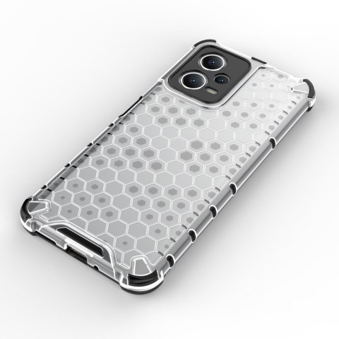Etui pancerny hybrydowy pokrowiec do Xiaomi Redmi Note 12 5G / Poco X5 5G Honeycomb niebieski Etui pancerny hybrydowy pokrowiec do Xiaomi Redmi Note 12 5G / Poco X5 5G Honeycomb niebieski