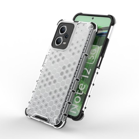Etui pancerny hybrydowy pokrowiec do Xiaomi Redmi Note 12 5G / Poco X5 5G Honeycomb niebieski Etui pancerny hybrydowy pokrowiec do Xiaomi Redmi Note 12 5G / Poco X5 5G Honeycomb niebieski