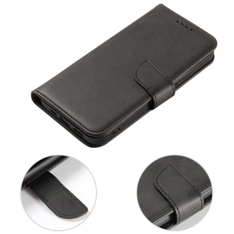 Pokrowiec etui z klapką i portfelem do Xiaomi Redmi Note 12 Pro / Poco X5 Pro 5G Magnet Case czarne Pokrowiec etui z klapką i portfelem do Xiaomi Redmi Note 12 Pro / Poco X5 Pro 5G Magnet Case czarne