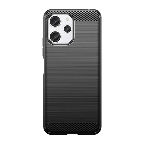 Elastyczne etui pokrowiec wzór karbon do Xiaomi Redmi 12 Carbon Case czarne Elastyczne etui pokrowiec wzór karbon do Xiaomi Redmi 12 Carbon Case czarne