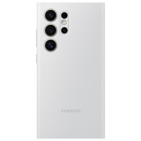 Oryginalne etui pokrowiec do Samsung Galaxy S24 Ultra kieszeń na kartę Smart View Wallet białe Oryginalne etui pokrowiec do Samsung Galaxy S24 Ultra kieszeń na kartę Smart View Wallet białe
