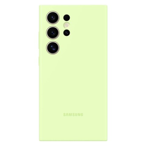 Oryginalne etui silikonowe pokrowiec do Samsung Galaxy S24 Ultra Silicone Case jasnozielone Oryginalne etui silikonowe pokrowiec do Samsung Galaxy S24 Ultra Silicone Case jasnozielone