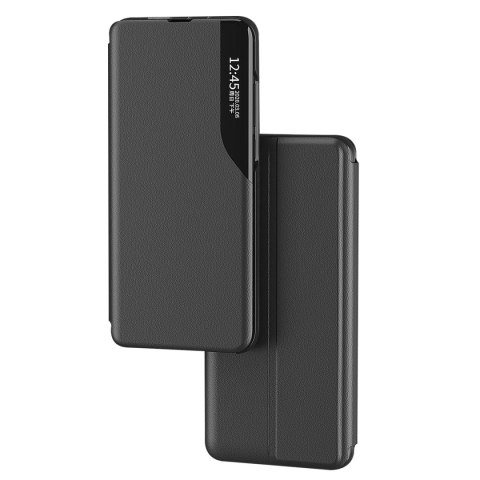 Etui pokrowiec z klapką i podstawką do Xiaomi Redmi Note 12 Pro / Poco X5 Pro 5G Eco Leather czarne Etui pokrowiec z klapką i podstawką do Xiaomi Redmi Note 12 Pro / Poco X5 Pro 5G Eco Leather czarne