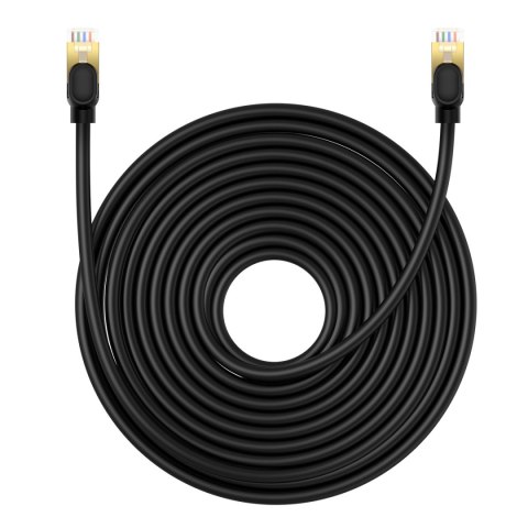Kabel sieciowy LAN RJ45 Ethernet High Speed Cat.8 40Gbps 15m czarny Kabel sieciowy LAN RJ45 Ethernet High Speed Cat.8 40Gbps 15m czarny