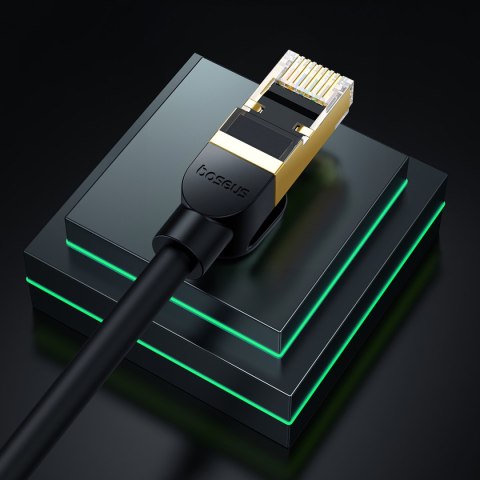 Kabel sieciowy LAN RJ45 Ethernet High Speed Cat.8 40Gbps 15m czarny Kabel sieciowy LAN RJ45 Ethernet High Speed Cat.8 40Gbps 15m czarny