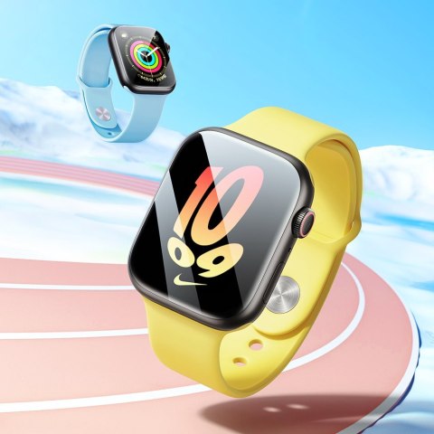 2x Folia ochronna NanoCrystal do Apple Watch 7/8/9 45mm + zestaw montażowy przezroczysta 2x Folia ochronna NanoCrystal do Apple Watch 7/8/9 45mm + zestaw montażowy przezroczysta