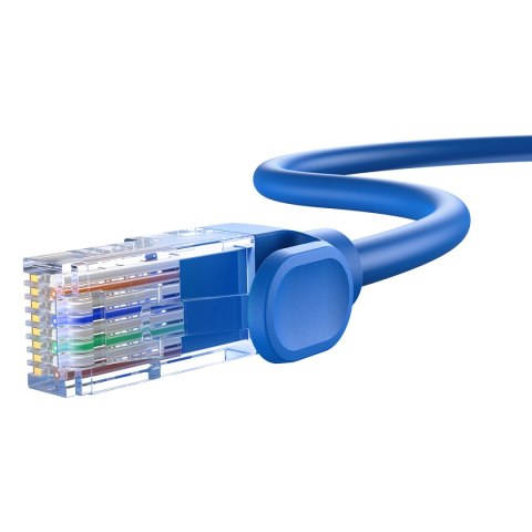 Kabel przewód sieciowy Ethernet Cat 6 RJ-45 1000Mb/s skrętka 3m niebieski Kabel przewód sieciowy Ethernet Cat 6 RJ-45 1000Mb/s skrętka 3m niebieski