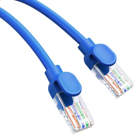 Kabel przewód sieciowy Ethernet Cat 6 RJ-45 1000Mb/s skrętka 3m niebieski Kabel przewód sieciowy Ethernet Cat 6 RJ-45 1000Mb/s skrętka 3m niebieski