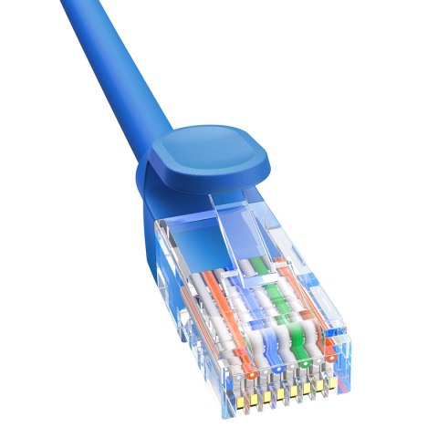 Kabel przewód sieciowy Ethernet Cat 6 RJ-45 1000Mb/s skrętka 5m niebieski Kabel przewód sieciowy Ethernet Cat 6 RJ-45 1000Mb/s skrętka 5m niebieski