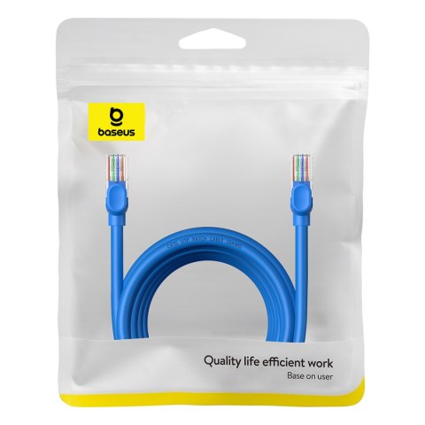 Kabel przewód sieciowy Ethernet Cat 6 RJ-45 1000Mb/s skrętka 5m niebieski Kabel przewód sieciowy Ethernet Cat 6 RJ-45 1000Mb/s skrętka 5m niebieski