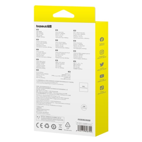Kabel przewód USB-C 30W PD 480Mb/s Superior Series ll 2m biały Kabel przewód USB-C 30W PD 480Mb/s Superior Series ll 2m biały