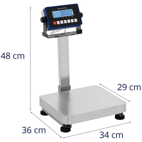 Waga platformowa magazynowa kontrolna 29 x 34 cm 60 kg / 0.007 kg Waga platformowa magazynowa kontrolna 29 x 34 cm 60 kg / 0.007 kg