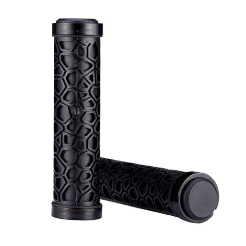 Gripy rowerowe chwyty z gumy przyczepne śr. 22mm czarne Gripy rowerowe chwyty z gumy przyczepne śr. 22mm czarne