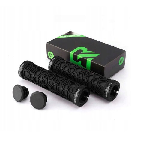 Gripy rowerowe chwyty z gumy przyczepne śr. 22mm czarne Gripy rowerowe chwyty z gumy przyczepne śr. 22mm czarne