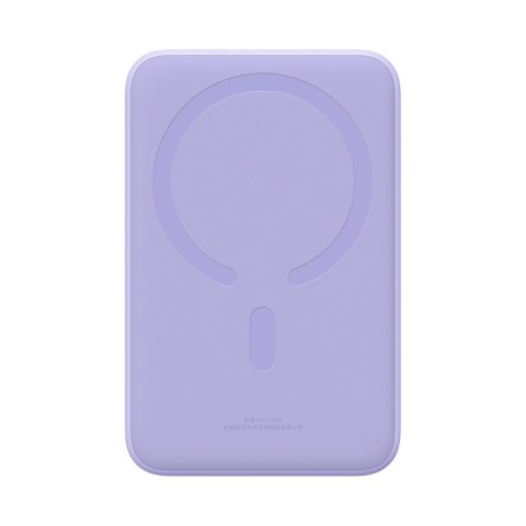 Powerbank Magnetic Mini 20000 mAh 20W + kabel USB-C fioletowy Powerbank Magnetic Mini 20000 mAh 20W + kabel USB-C fioletowy