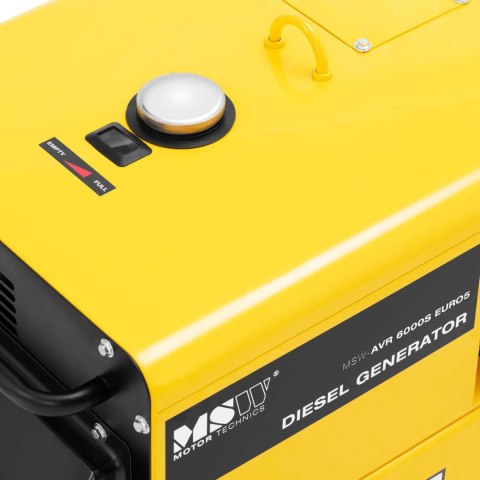 Agregat prądotwórczy generator prądu Diesel 16 l 240/400 V 6000 W AVR Agregat prądotwórczy generator prądu Diesel 16 l 240/400 V 6000 W AVR