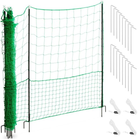 Siatka zagroda ogrodzenie hodowlane dla kur drobiu 1.25 x 15 m Siatka zagroda ogrodzenie hodowlane dla kur drobiu 1.25 x 15 m