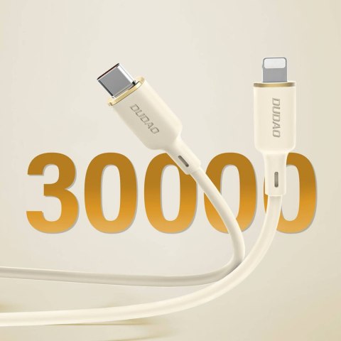 3w1 Kabel przewód wzmacniany SR USB-A - USB-C / Lightning / microUSB 66W 1.2m beżowy 3w1 Kabel przewód wzmacniany SR USB-A - USB-C / Lightning / microUSB 66W 1.2m beżowy