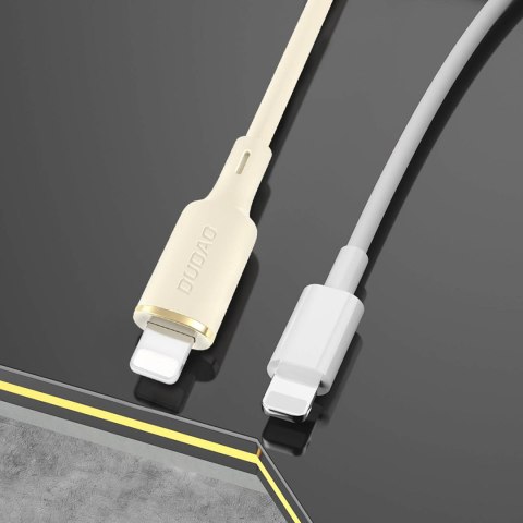 Kabel przewód wzmacniany SR do iPhone USB-C - Lightning 30W 2m beżowy Kabel przewód wzmacniany SR do iPhone USB-C - Lightning 30W 2m beżowy