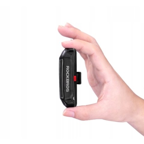 Lampka rowerowa tylna pod siodełko czerwona wodoodporna USB-A Lampka rowerowa tylna pod siodełko czerwona wodoodporna USB-A