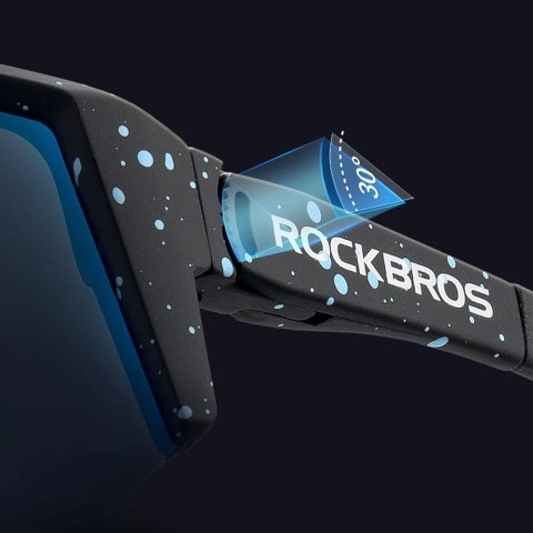 Okulary rowerowe z polaryzacją i filtrem UV 400 fioletowe Okulary rowerowe z polaryzacją i filtrem UV 400 fioletowe