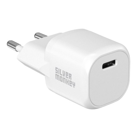 Mini ładowarka sieciowa USB-C 20W PD biała Mini ładowarka sieciowa USB-C 20W PD biała