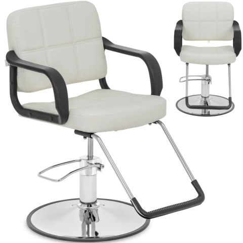 Fotel fryzjerski barberski kosmetyczny z podnóżkiem Physa EPSOM - beżowy Fotel fryzjerski barberski kosmetyczny z podnóżkiem Physa EPSOM - beżowy