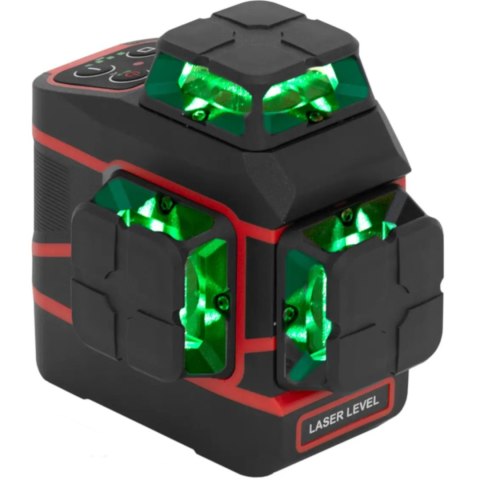 Laser krzyżowy samopoziomujący 360 stopni z pilotem 30 m Laser krzyżowy samopoziomujący 360 stopni z pilotem 30 m