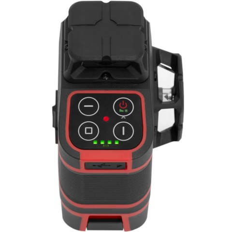 Laser krzyżowy samopoziomujący 360 stopni z pilotem 30 m Laser krzyżowy samopoziomujący 360 stopni z pilotem 30 m