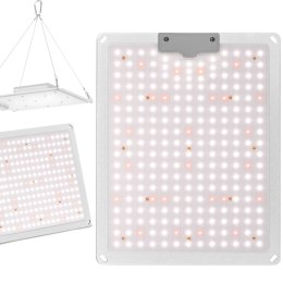 Lampa do uprawy wzrostu roślin pełne spektrum 30 x 24 cm 234 LED 1000 W srebrna